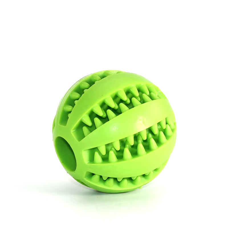 Natural Rubber Pet Dog Toys Dog Chew Toys Tooth Cleaning Treat Ball Extra-Tough Interactive Elasticity Ball5Cm for Pet Products